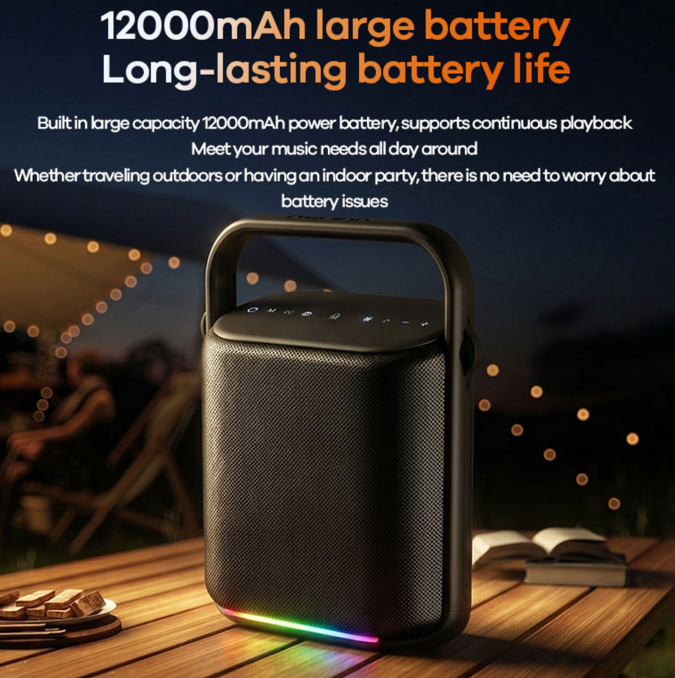 120W Hi-Fi Bluetooth Speaker